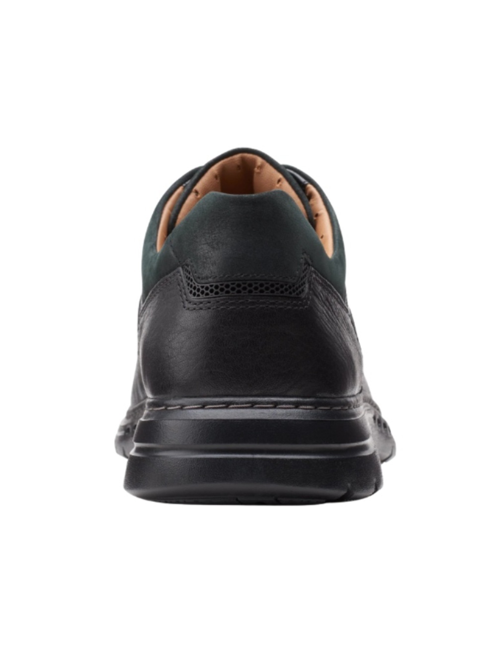 Mens Clarks Brawleylace Oxfords in Black Leather. 26151336 - Picture 5 of 6